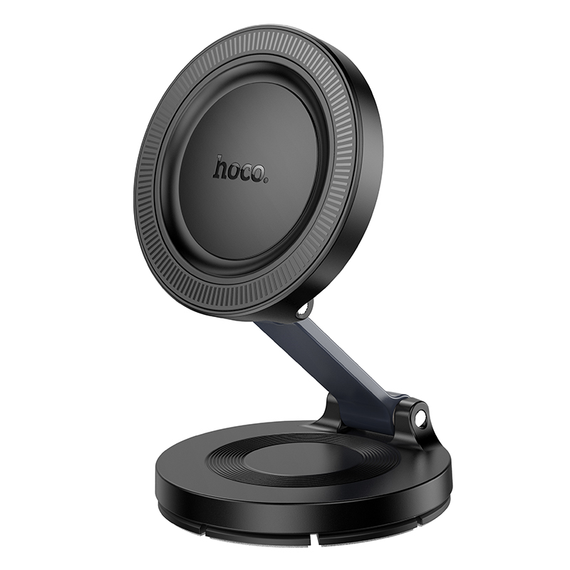 Hoco Folding Magnetic Ring Car Holder for Dashboard H61 - Black